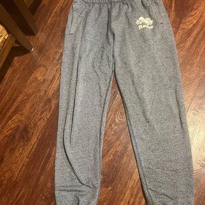 Roots Charcoal Lounge Pants woman’s baggy small
